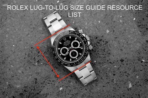 rolex day date 40 lug to lug|rolex lug size chart.